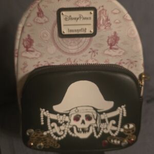 Loungefly Disney Parks Pink and Black Backpack